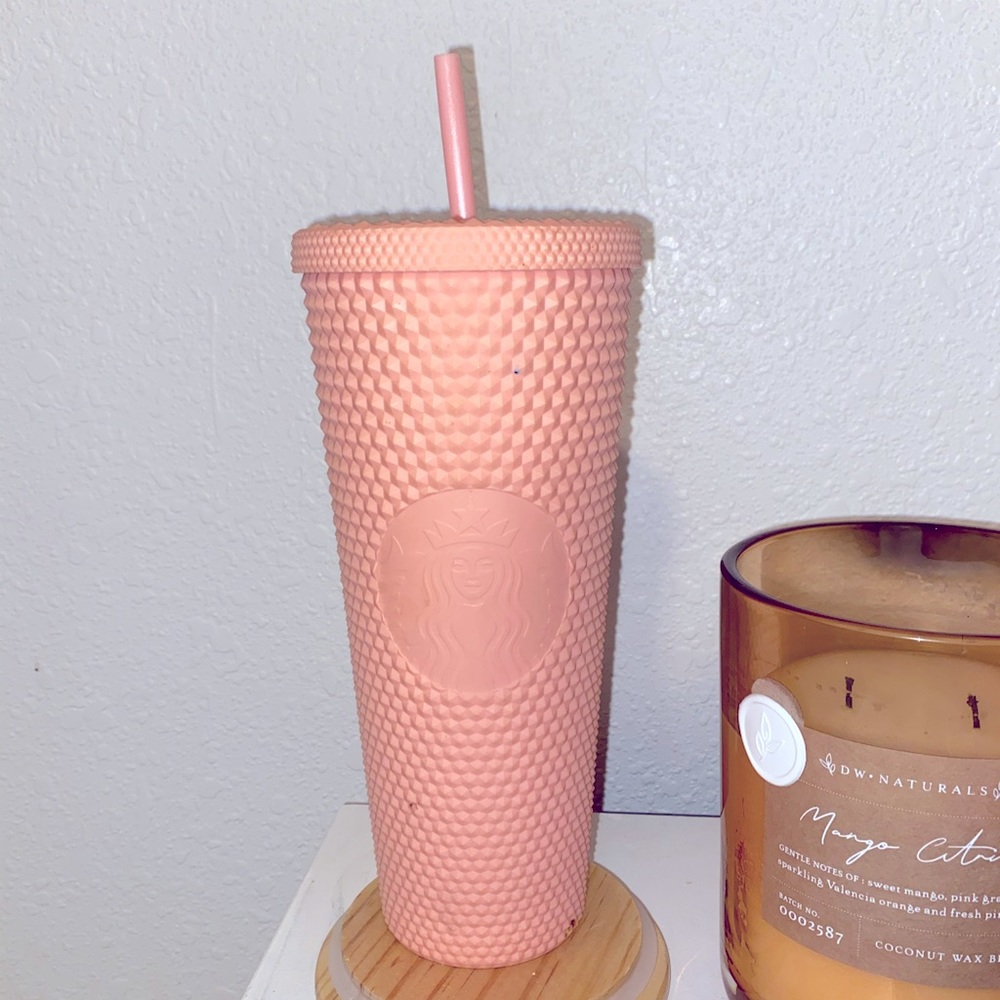 Pink Starbuck Matte Spiked Tumbler